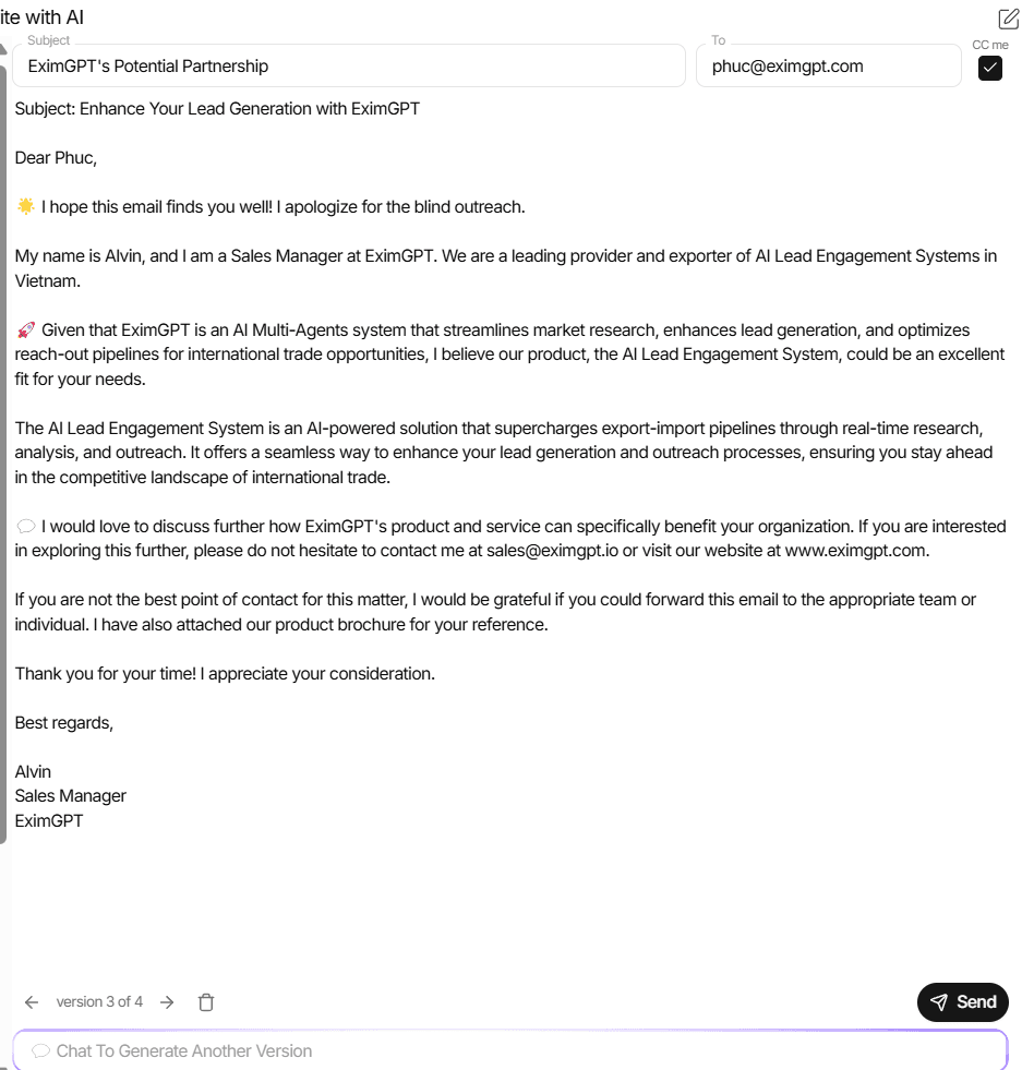 Email Personalized