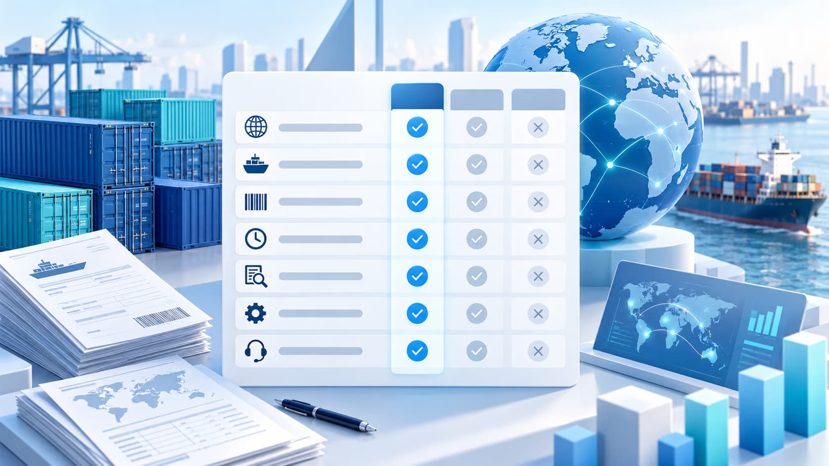 Trade data provider evaluation checklist for exporters