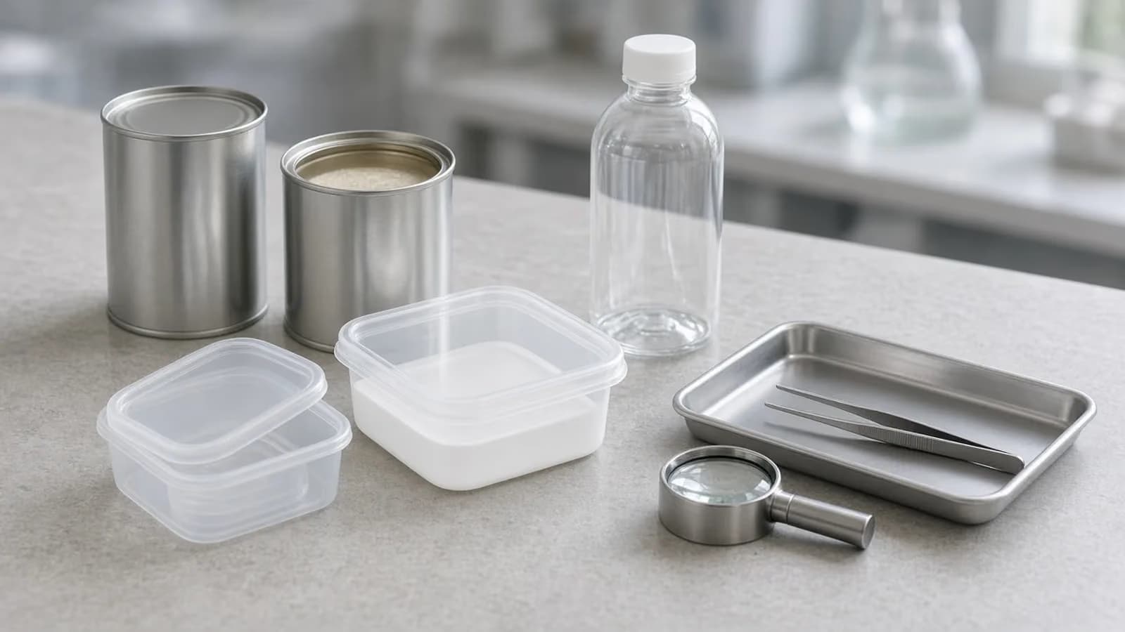 Food cans and plastic containers affected by the EU BPA rules