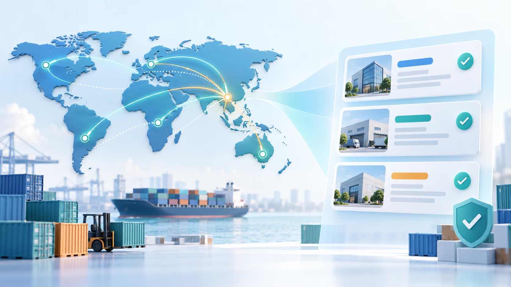 Export buyers shortlist with trade evidence and verification